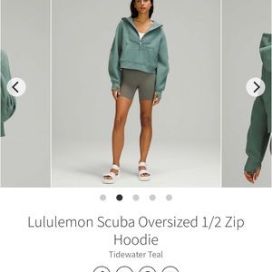 Scuba Half zip hoodie
